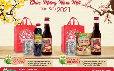 Vẹn tròn vị ngon – Chu toàn cuộc sống cùng Combo quà tết của ADC Foods