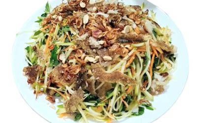 Cách làm gỏi xoài khô cá sặc tại nhà, món ngon nhâm nhi ngày hè