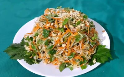 Cách làm nộm đu đủ cà rốt chua ngọt| Các bước làm nộm đu đủ