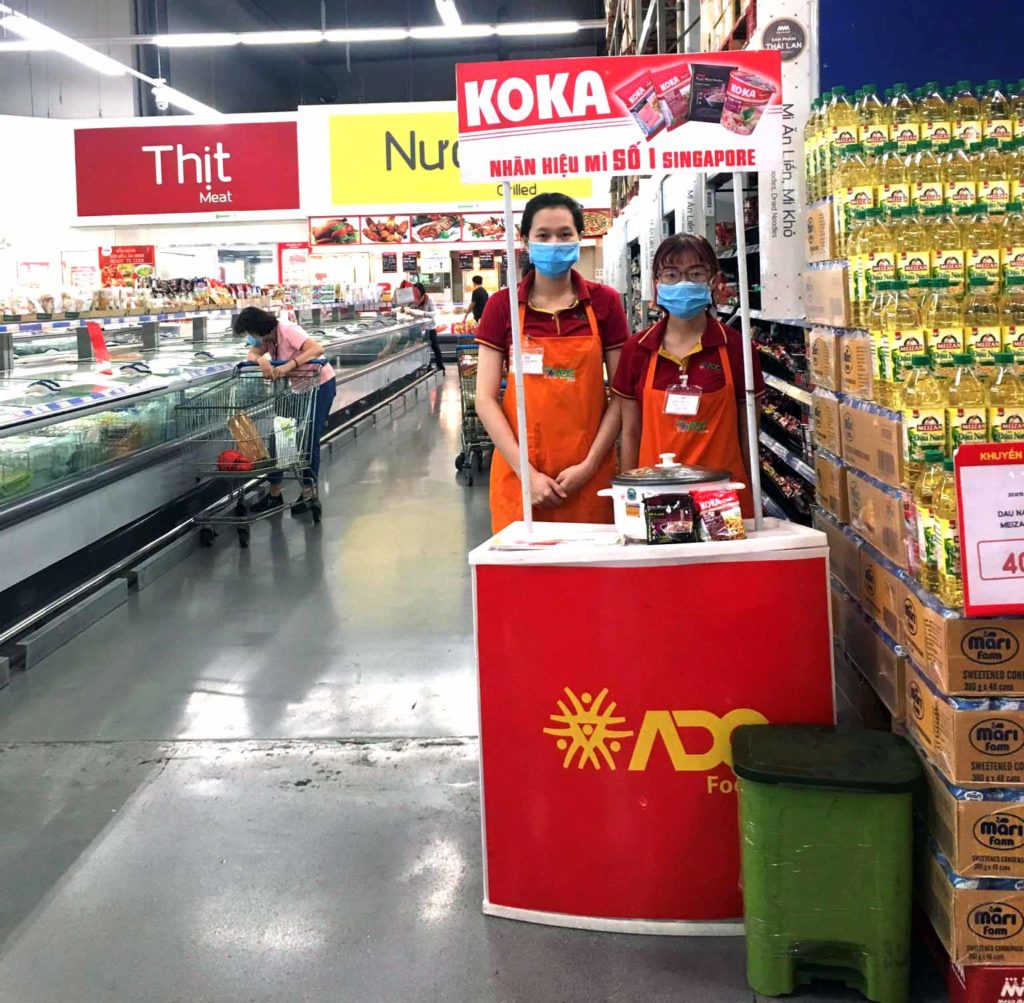 Hoạt động Sampling mì KOKA của ADC Foods