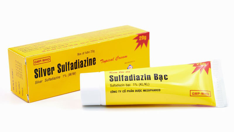 Chữa bỏng bằng Silver Sulfadiazine 1%