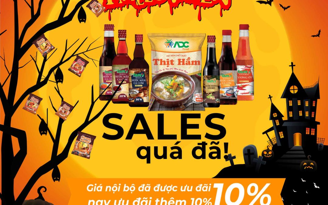 Happy Halloween – ADC Foods siêu SALES cho khách hàng nội bộ