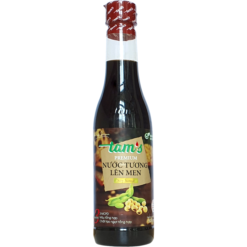Nước tương lên men Tam's của ADC, chai 500ml
