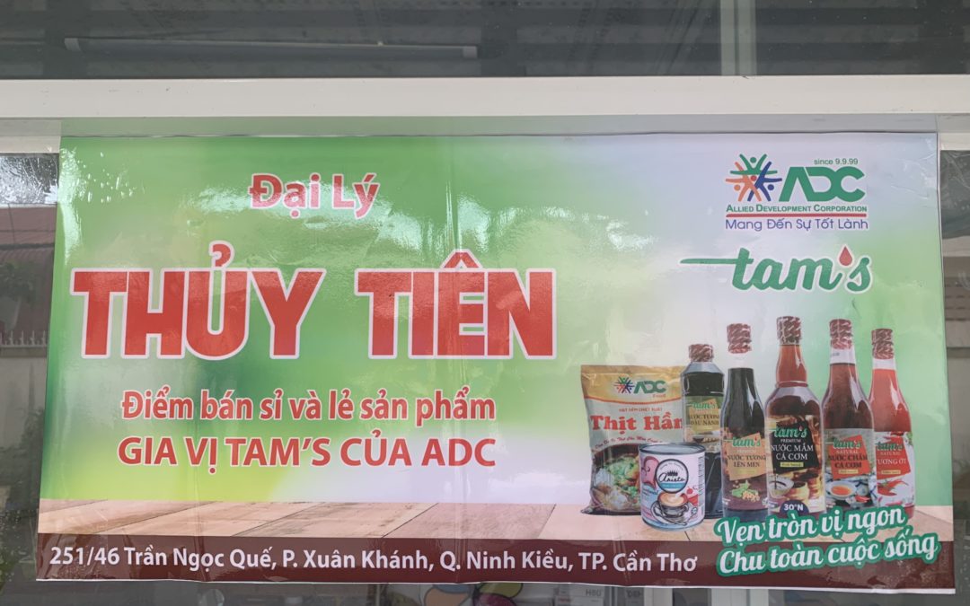 Chào mừng Đại lý Thuỷ Tiên – Đại lý gia vị Tam’s của ADC tại Xuân Khánh- Ninh Kiều – Cần Thơ